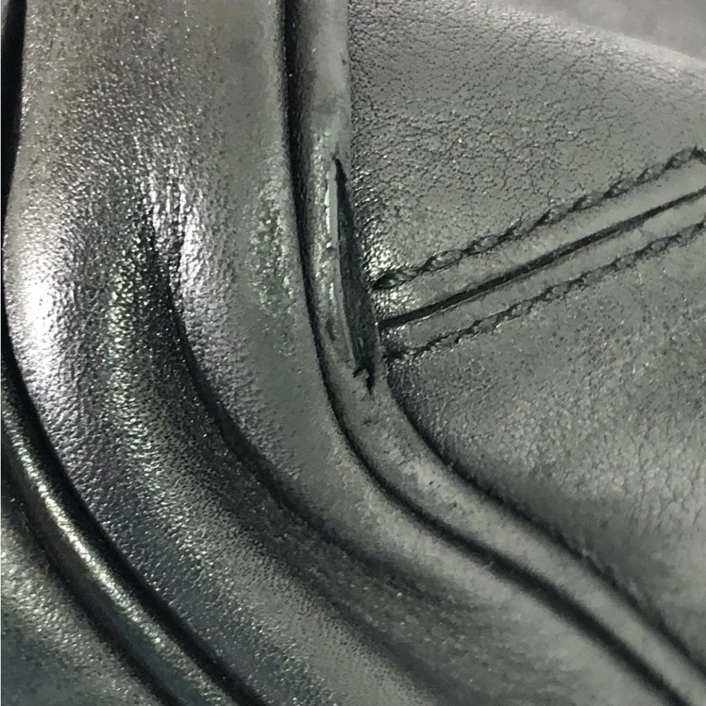 Coach Briefcase Black Leather H1S-5306 With Strap